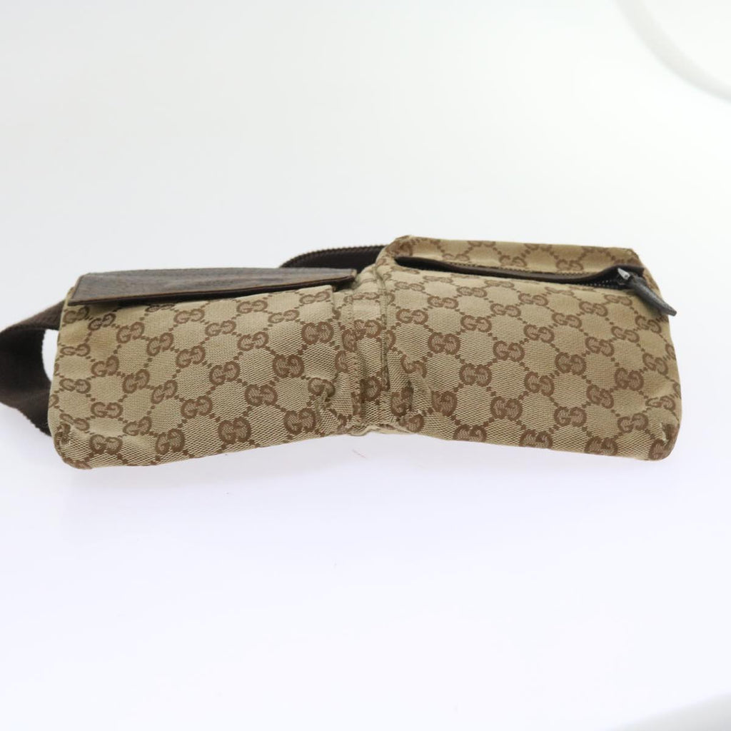 GUCCI GG Canvas Waist bag Beige 28566 56675