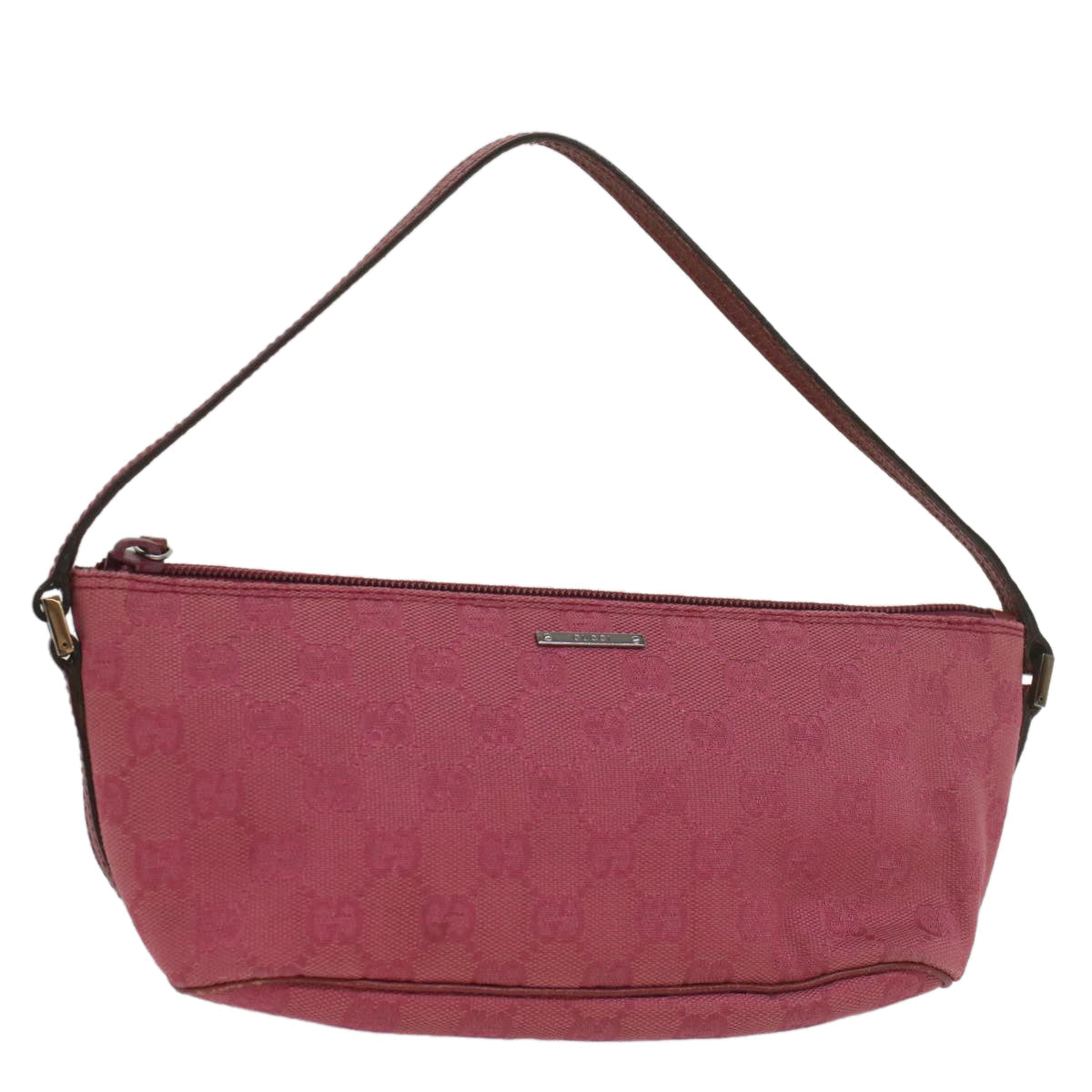 GUCCI GG Canvas Accessory Pouch Pink 07198 56681