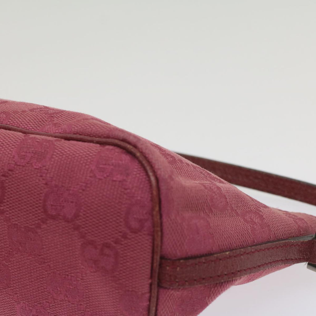 GUCCI GG Canvas Accessory Pouch Pink 07198 56681