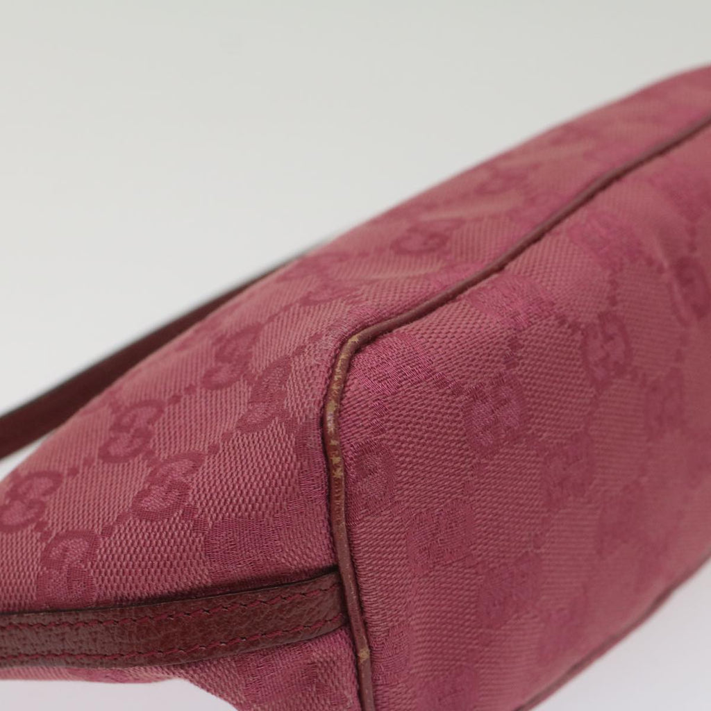 GUCCI GG Canvas Accessory Pouch Pink 07198 56681