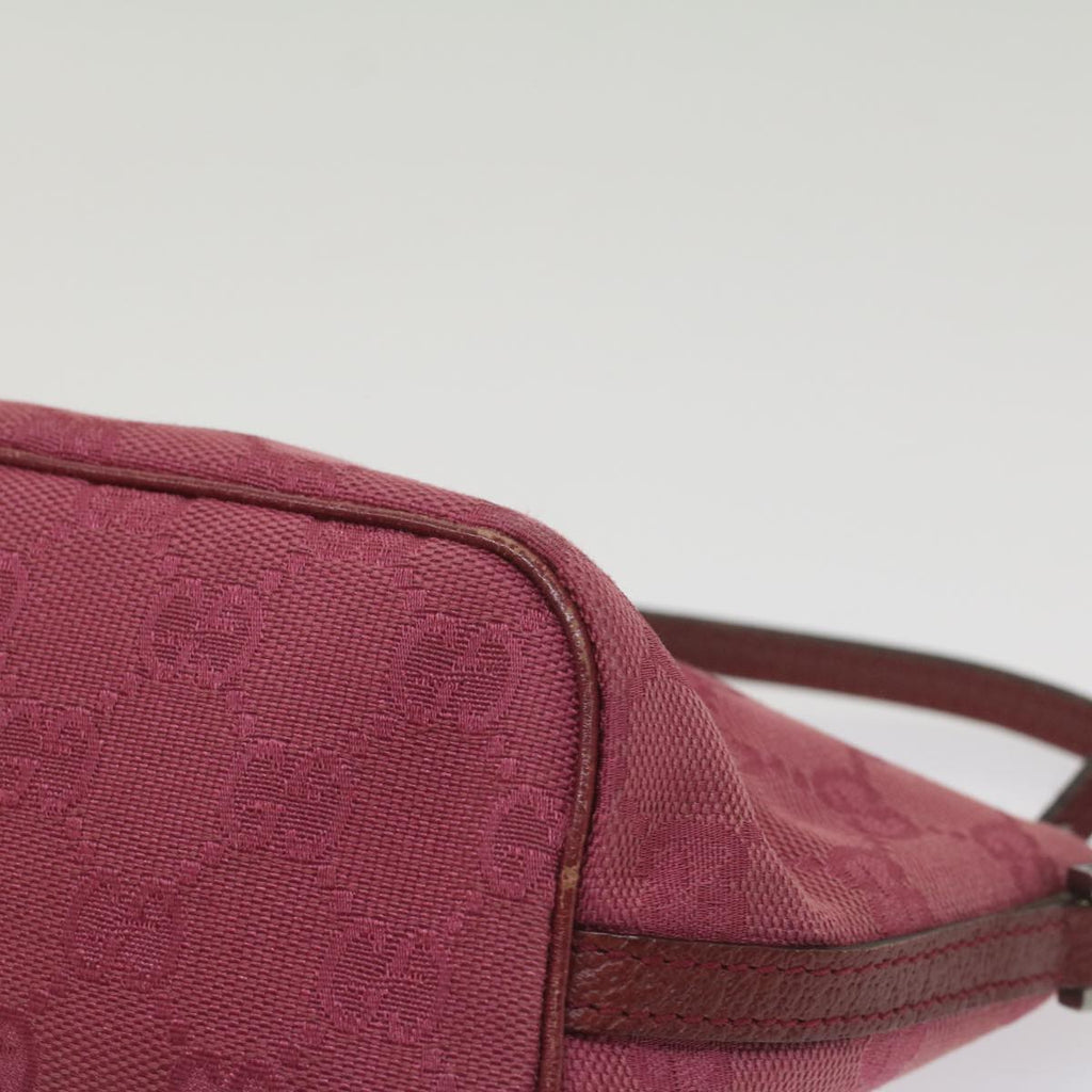 GUCCI GG Canvas Accessory Pouch Pink 07198 56681
