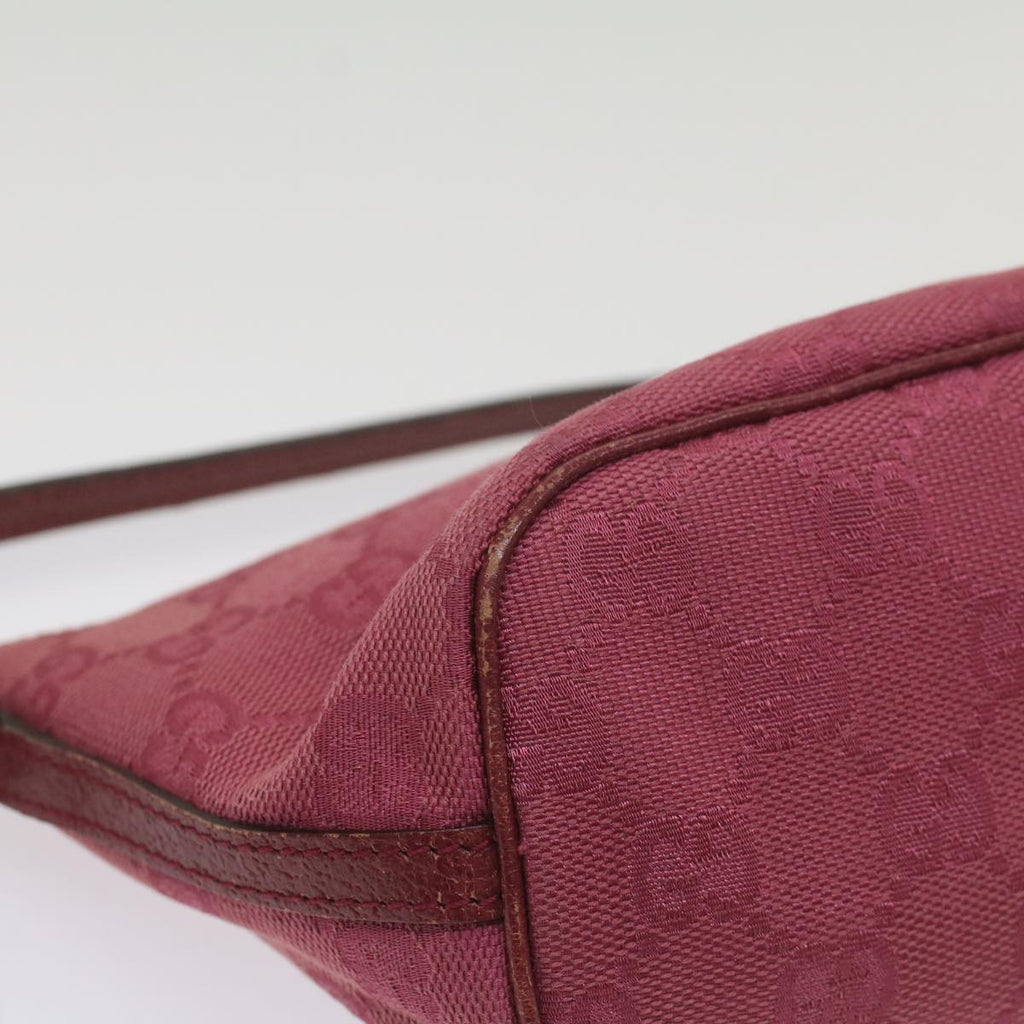 GUCCI GG Canvas Accessory Pouch Pink 07198 56681
