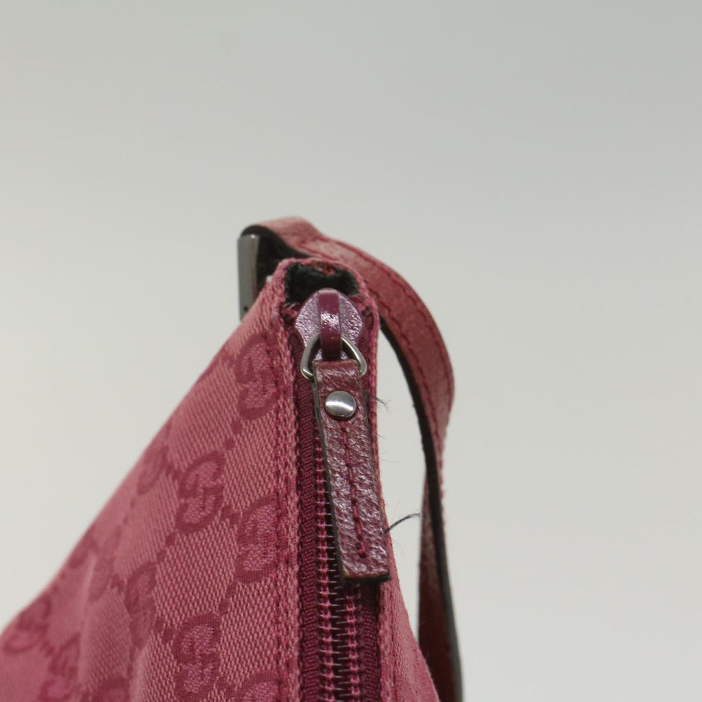 GUCCI GG Canvas Accessory Pouch Pink 07198 56681