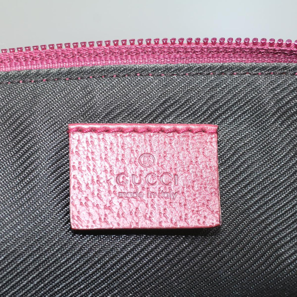 GUCCI GG Canvas Accessory Pouch Pink 07198 56681