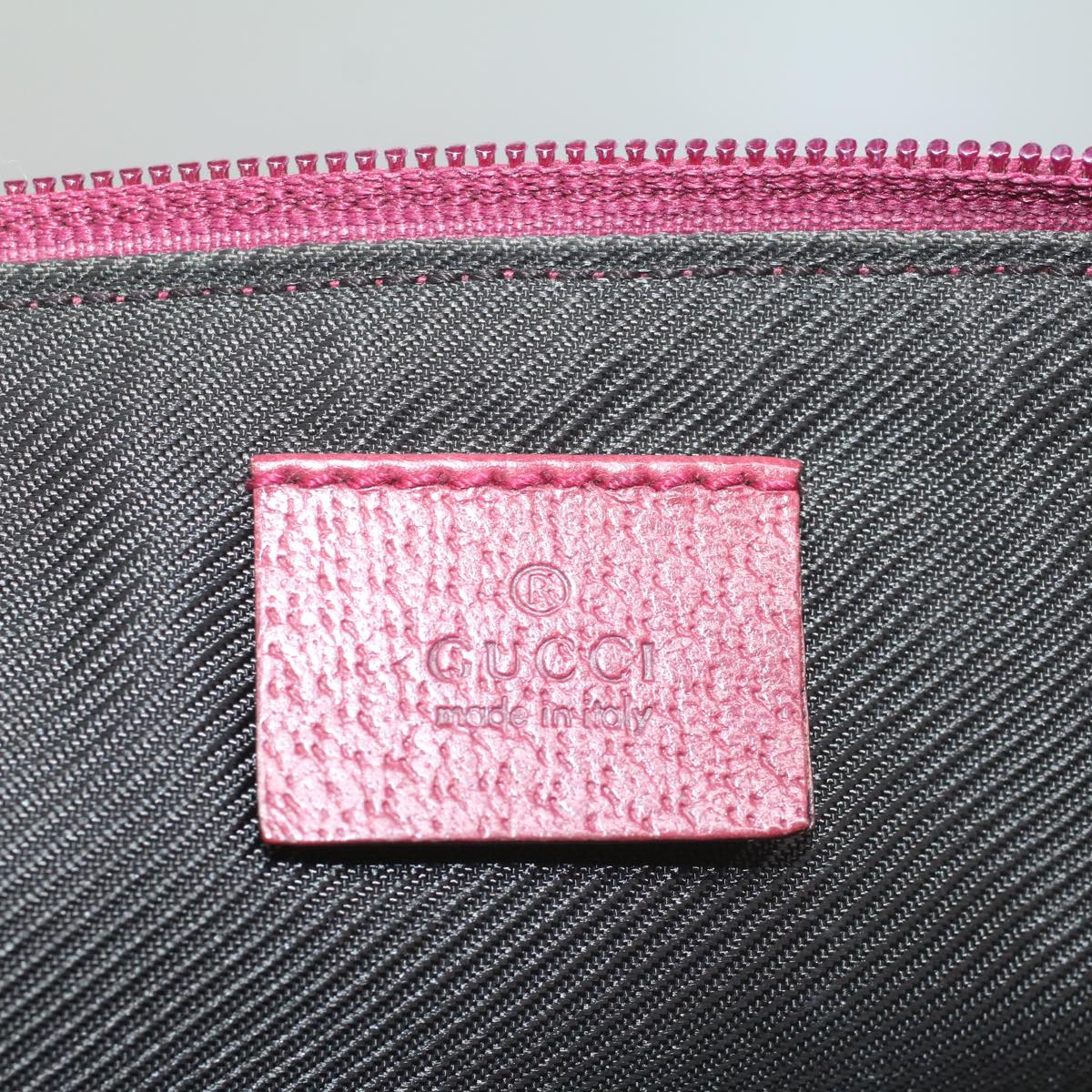 GUCCI GG Canvas Accessory Pouch Pink 07198 56681