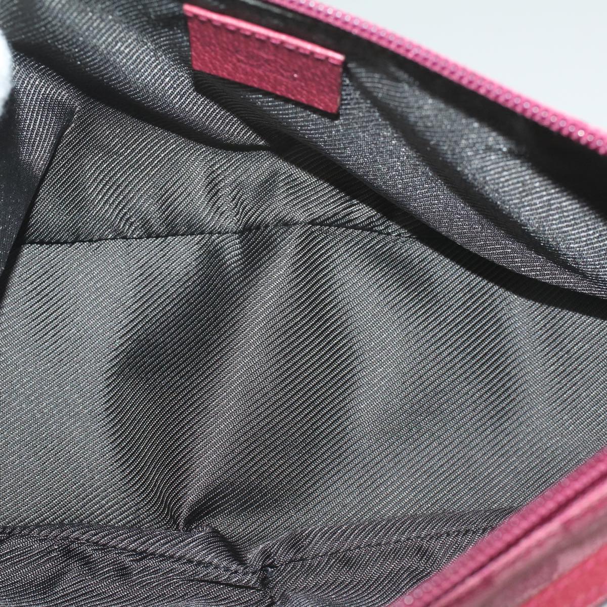 GUCCI GG Canvas Accessory Pouch Pink 07198 56681