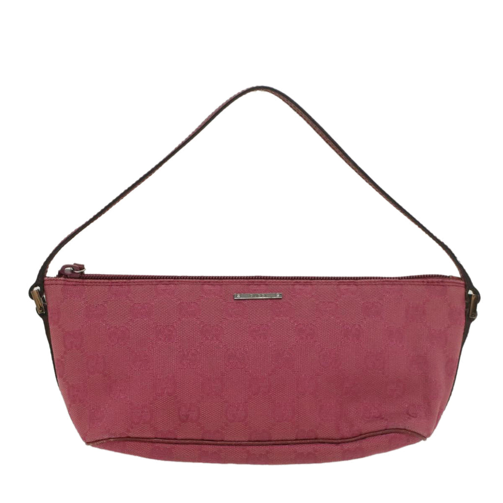 GUCCI GG Canvas Accessory Pouch Pink 07198 56681