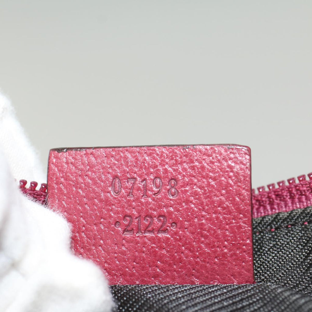 GUCCI GG Canvas Accessory Pouch Pink 07198 56681