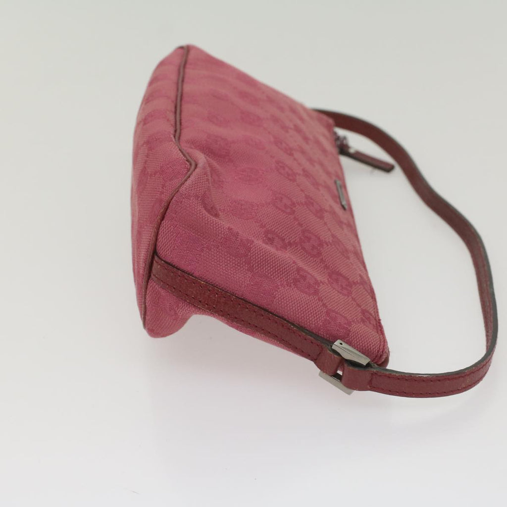 GUCCI GG Canvas Accessory Pouch Pink 07198 56681