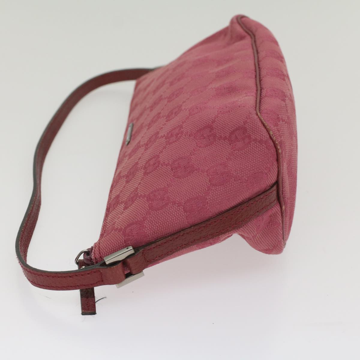 GUCCI GG Canvas Accessory Pouch Pink 07198 56681