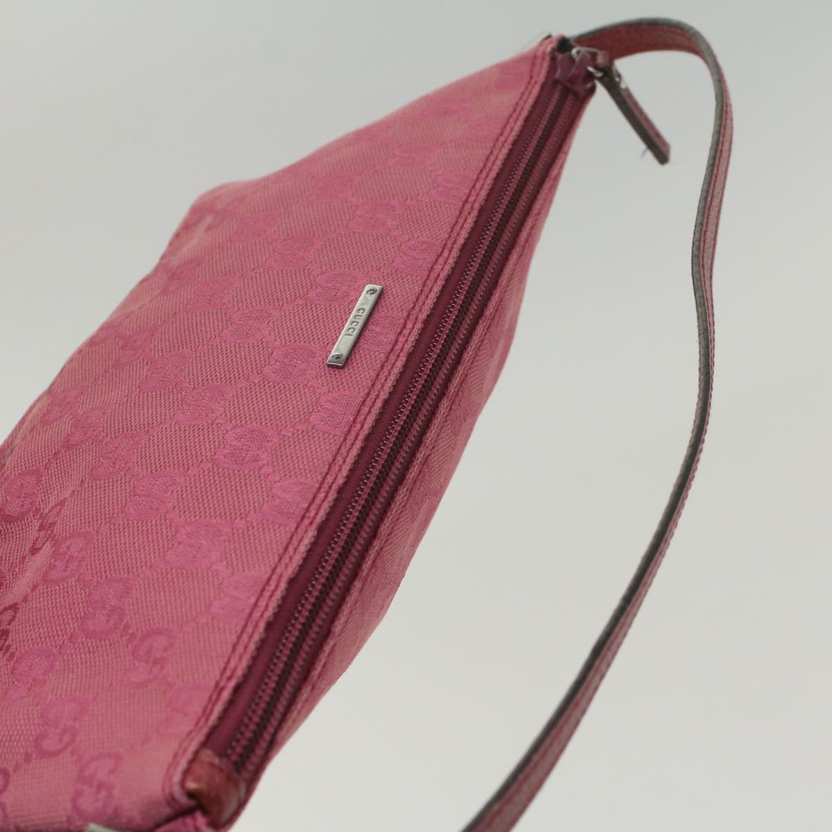 GUCCI GG Canvas Accessory Pouch Pink 07198 56681