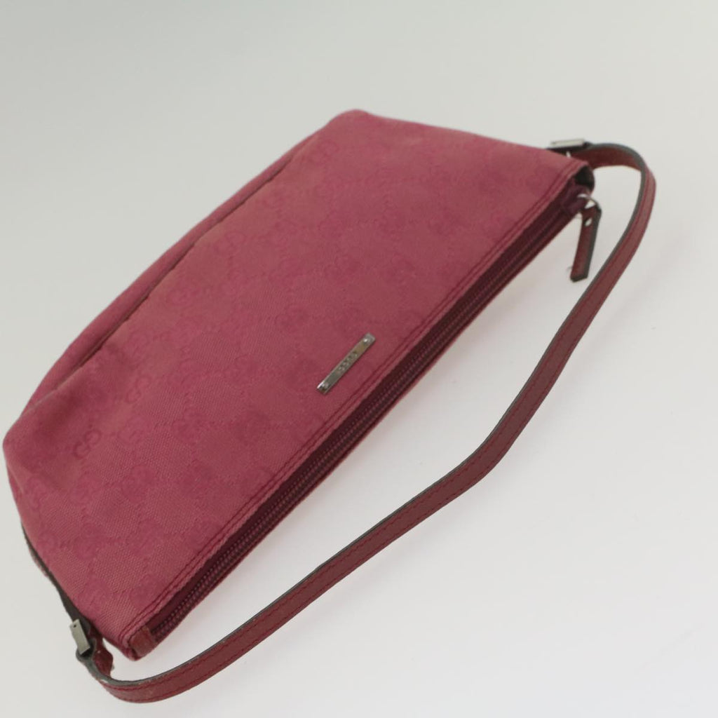 GUCCI GG Canvas Accessory Pouch Pink 07198 56681