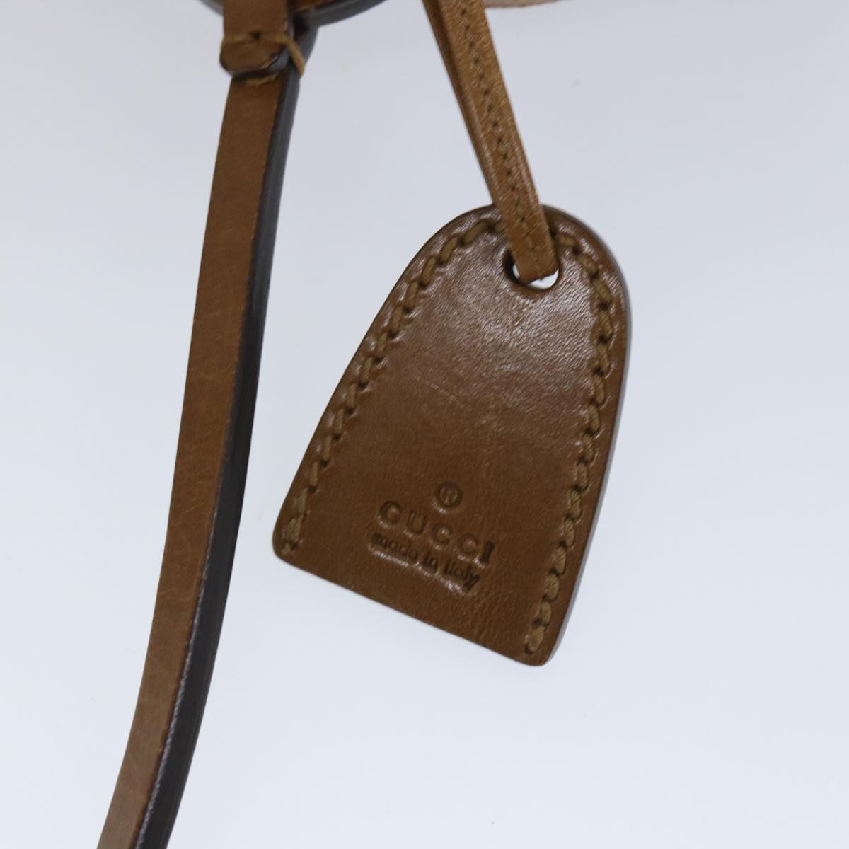 GUCCI GG Canvas Shoulder Bag Beige 101920 56682