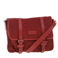 GUCCI GG Canvas Shoulder Bag Nylon Outlet Red 510335 56687
