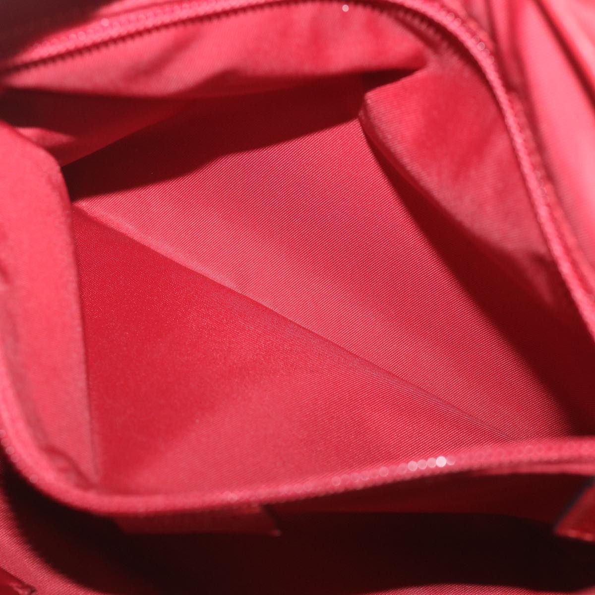 GUCCI GG Canvas Shoulder Bag Nylon Outlet Red 510335 56687