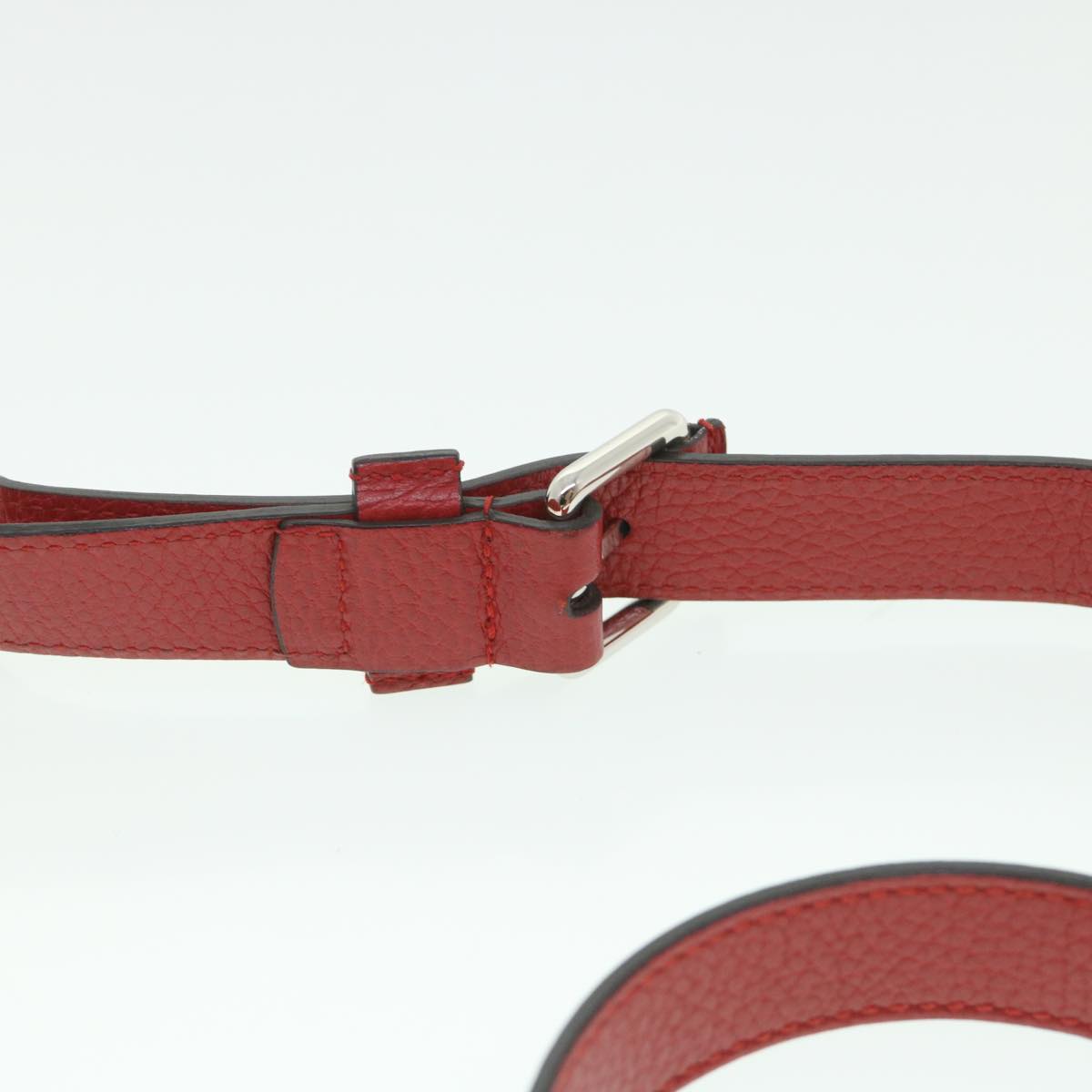 GUCCI GG Canvas Shoulder Bag Nylon Outlet Red 510335 56687