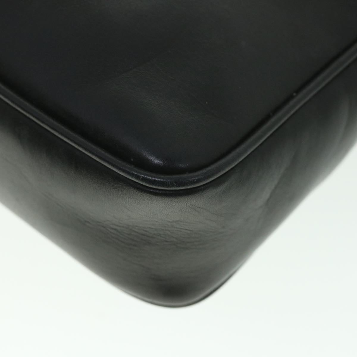 GUCCI Shoulder Bag Leather Black 56692