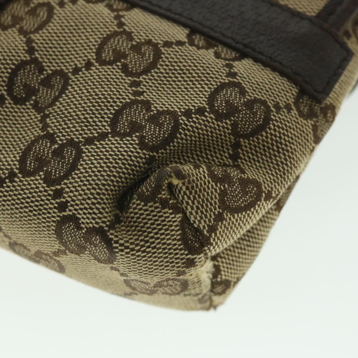 GUCCI GG Canvas Body Bag Beige 131236 56700