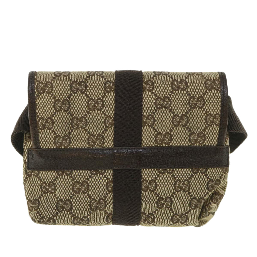 GUCCI GG Canvas Body Bag Beige 131236 56700