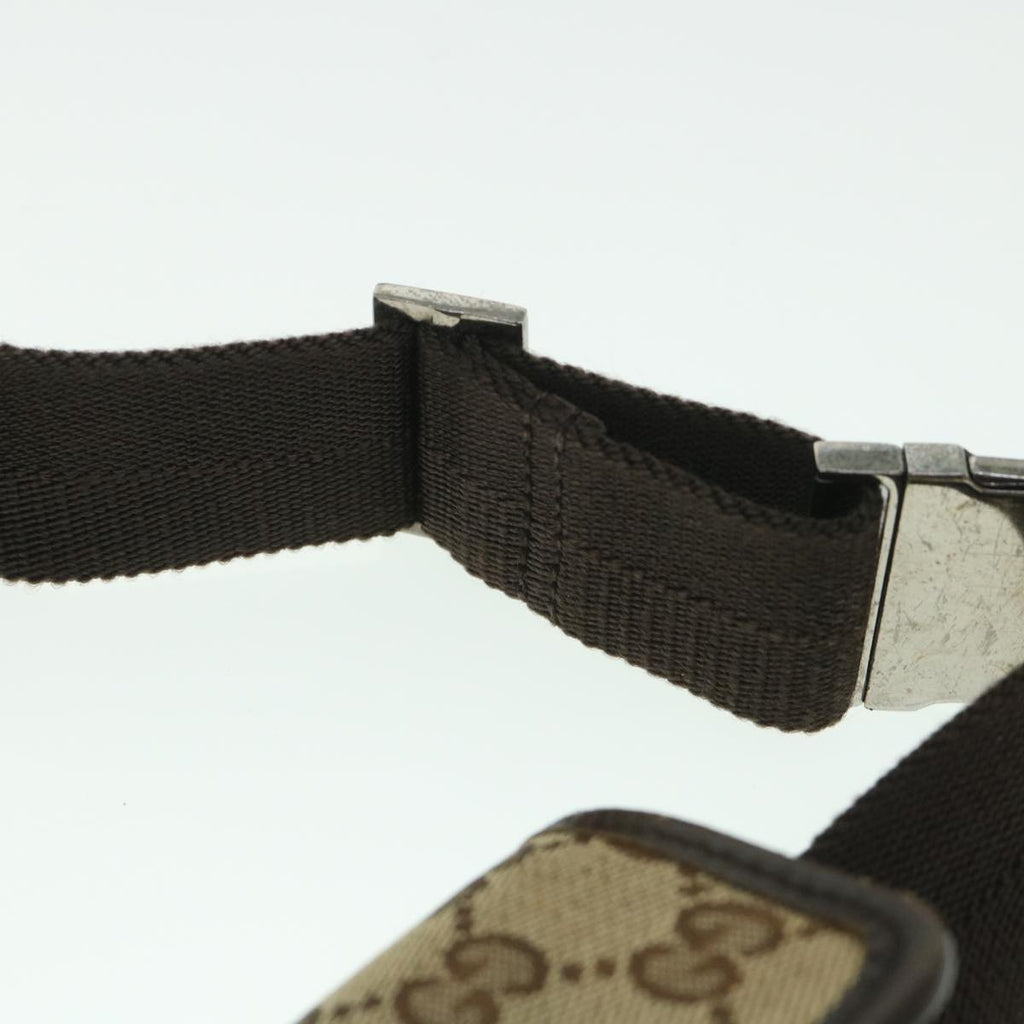 GUCCI GG Canvas Body Bag Beige 131236 56700
