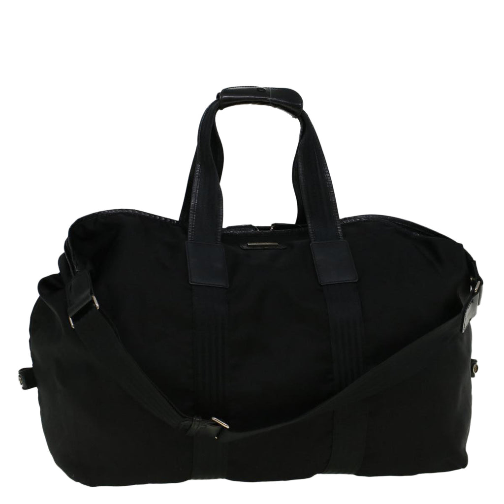 GUCCI Boston Bag Nylon 2way Black 56712
