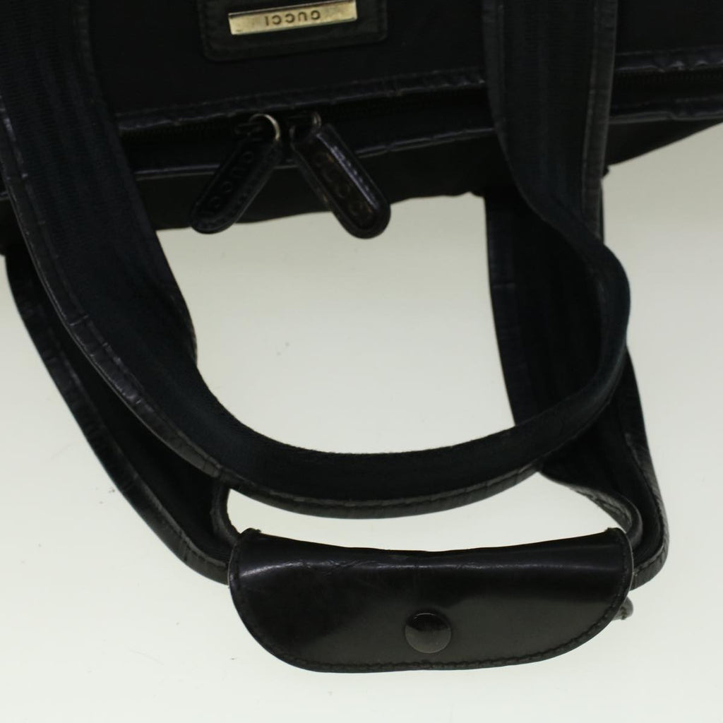 GUCCI Boston Bag Nylon 2way Black 56712