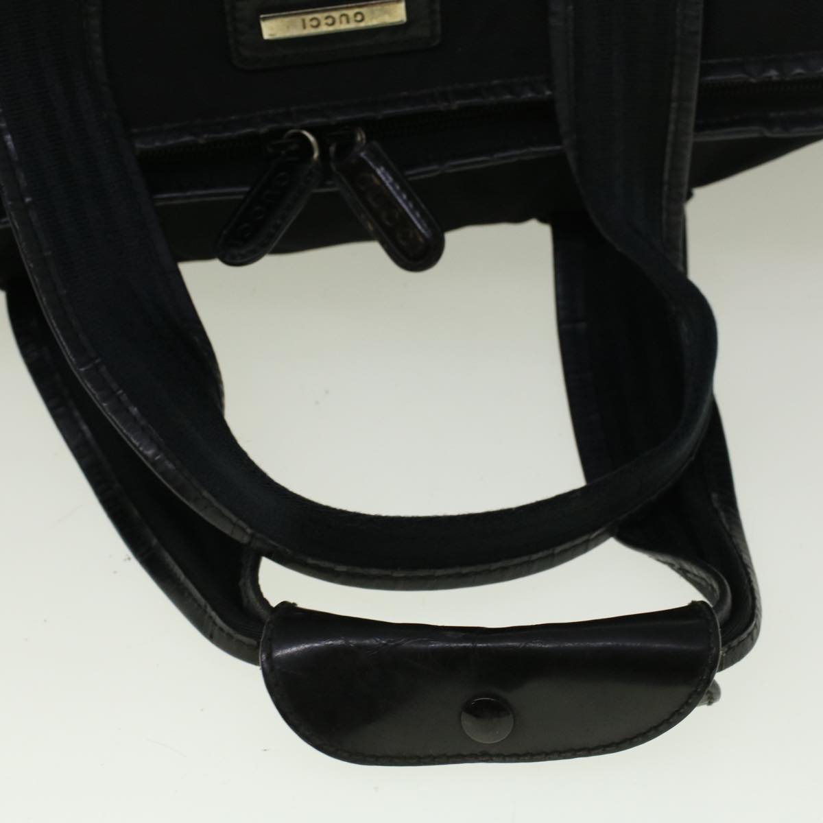 GUCCI Boston Bag Nylon 2way Black 56712