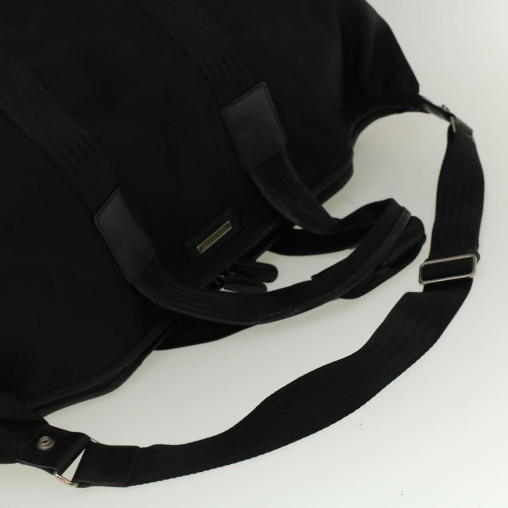 GUCCI Boston Bag Nylon 2way Black 56712