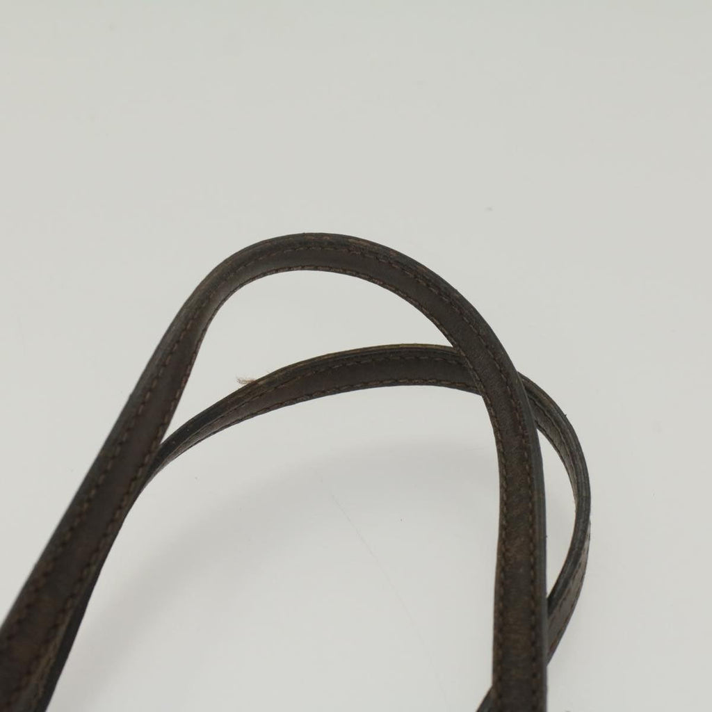 FENDI Zucca Canvas Shoulder Bag Black Brown 56759