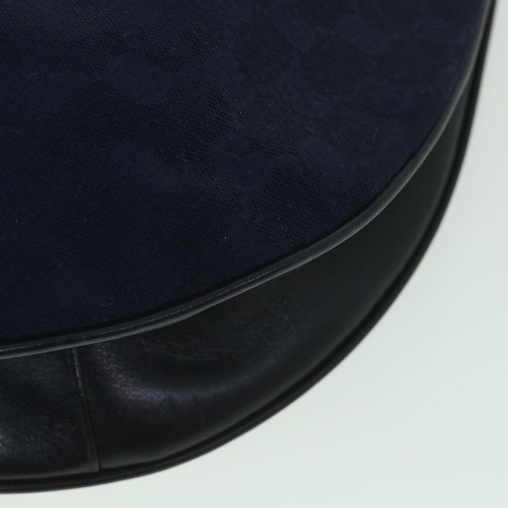 GUCCI GG Canvas Shoulder Bag Navy 56776