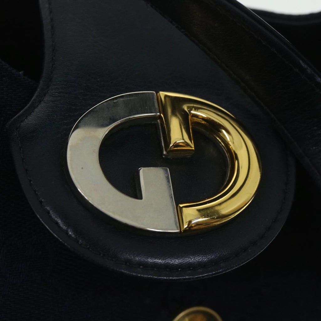 GUCCI GG Canvas Shoulder Bag Navy 56776