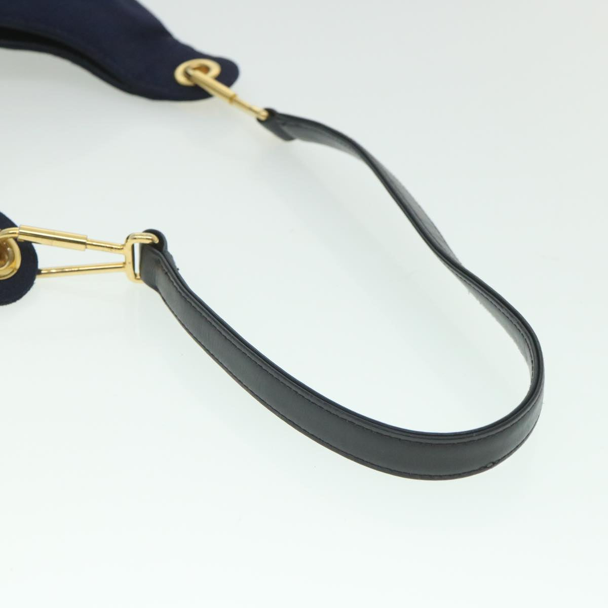 GUCCI GG Canvas Shoulder Bag Navy 56776