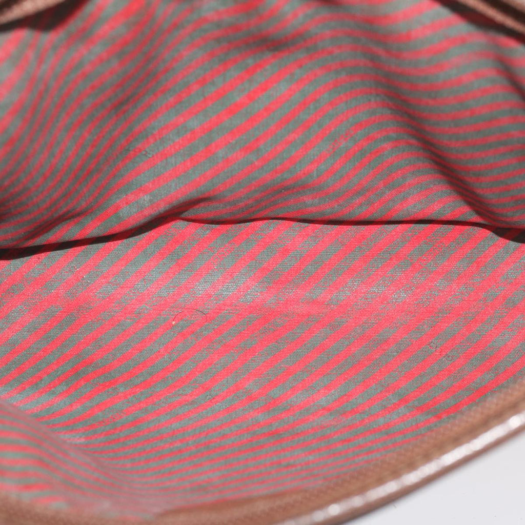 GUCCI GG Supreme Clutch Bag PVC Leather Beige 014 122 6063 56780