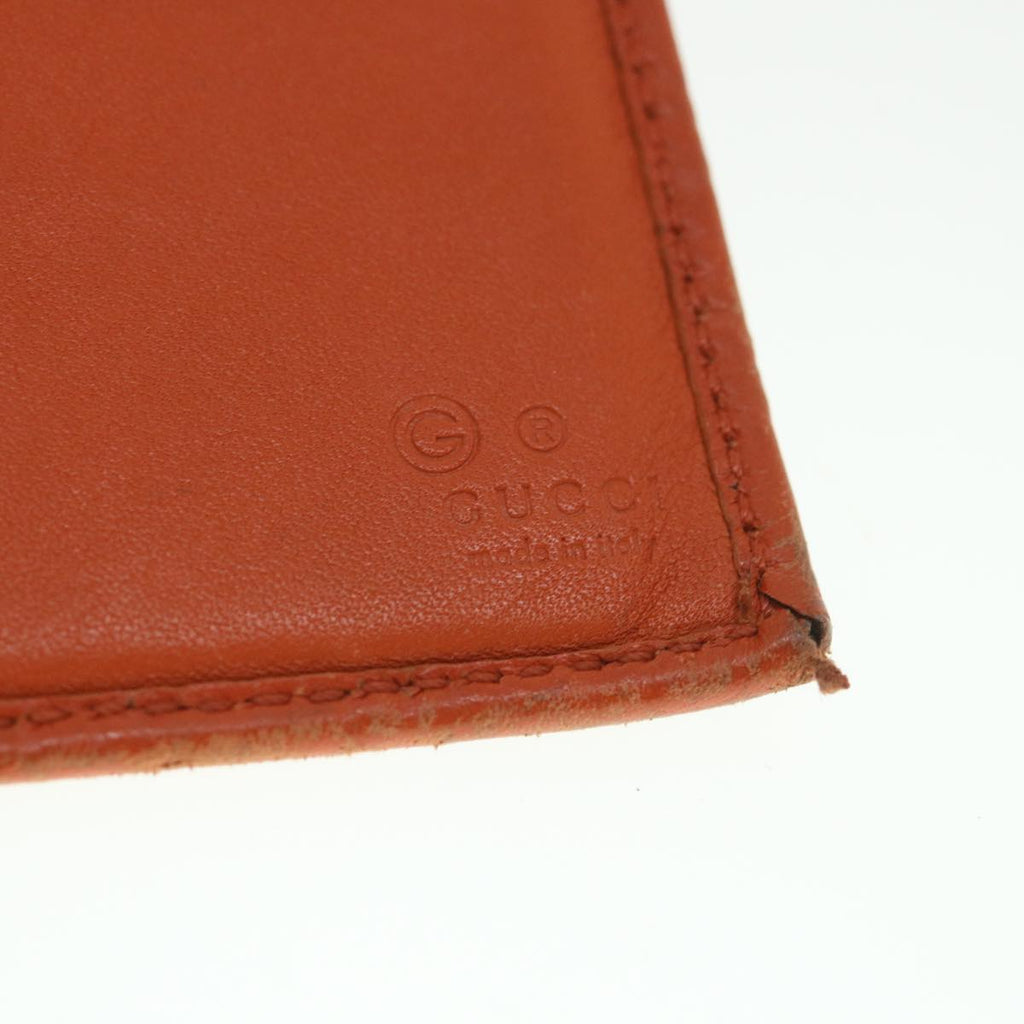GUCCI Micro GG Canvas Long Wallet Orange 449396 56789