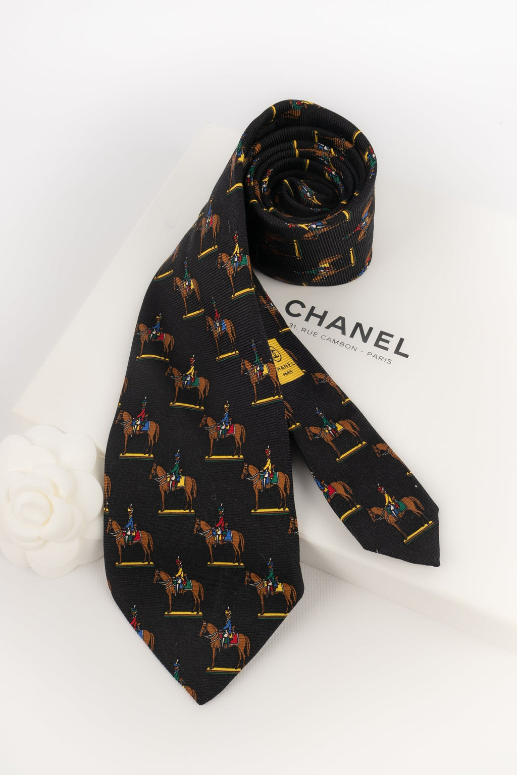 Cravate en soie Chanel