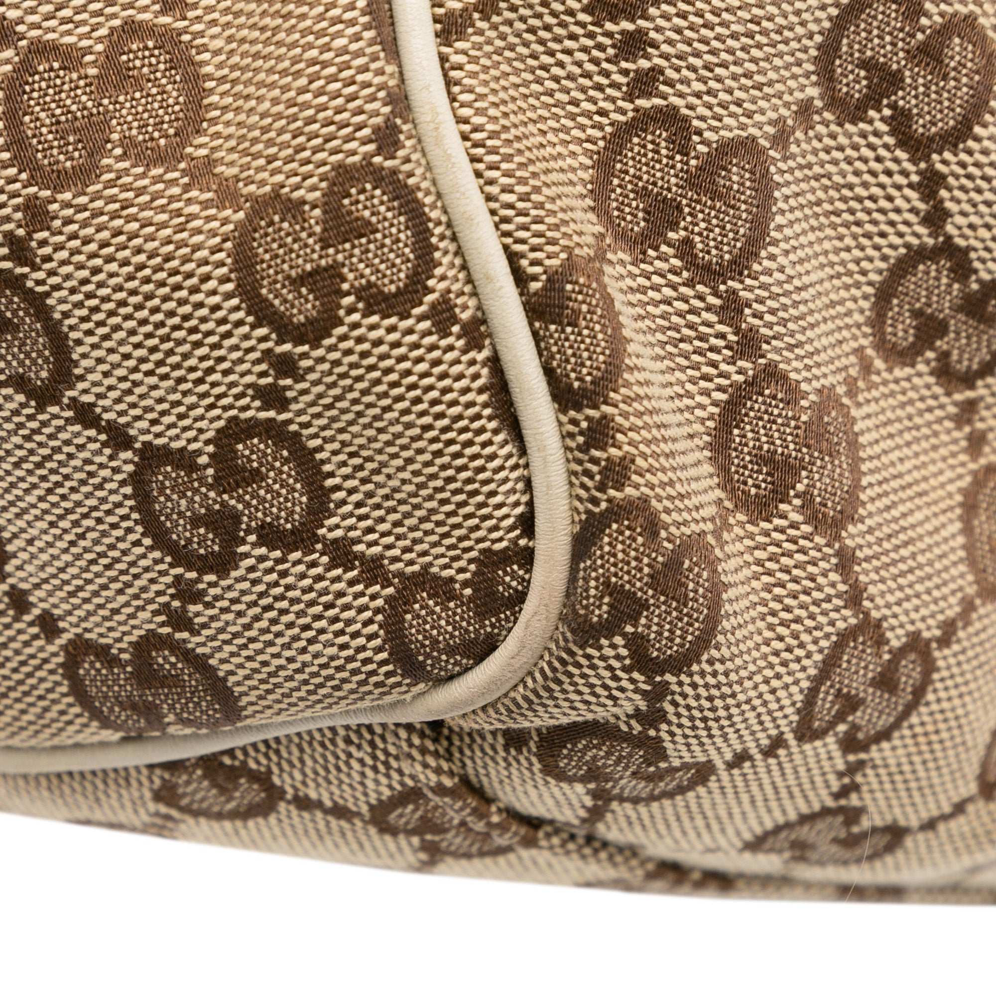 Tan Gucci GG Canvas Sukey Tote
