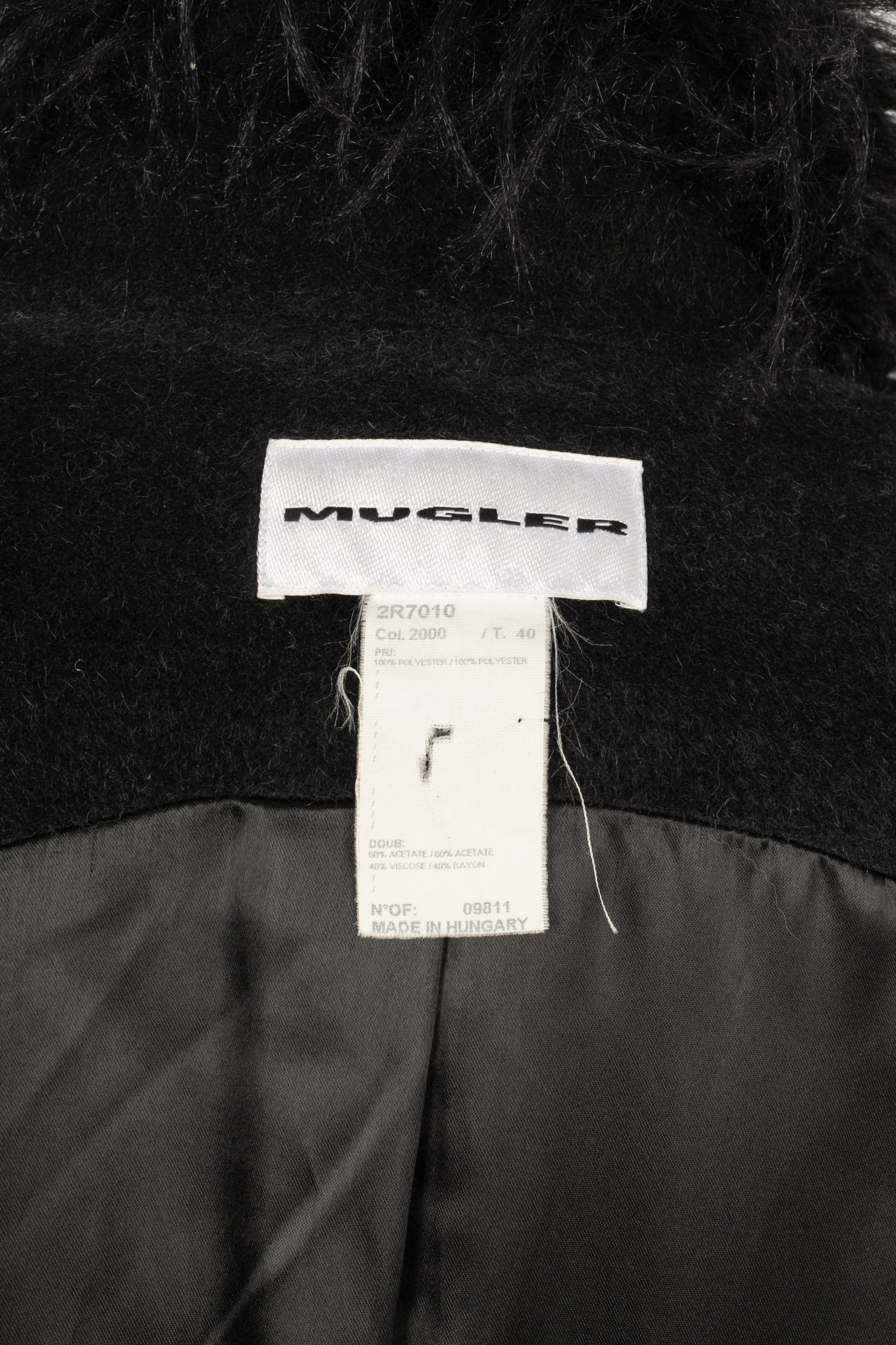 Manteau Mugler annÃƒÆ’Ã‚Â©es 2000