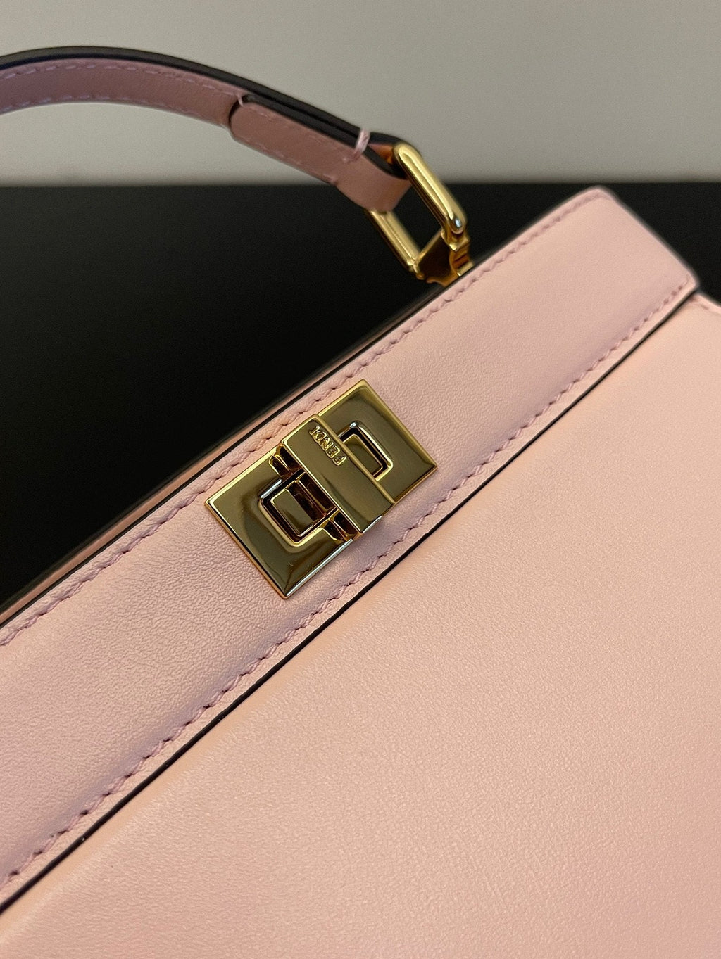 FI GlamI ISeeU Petite Beige Bag Small For Woman 20cm/8in