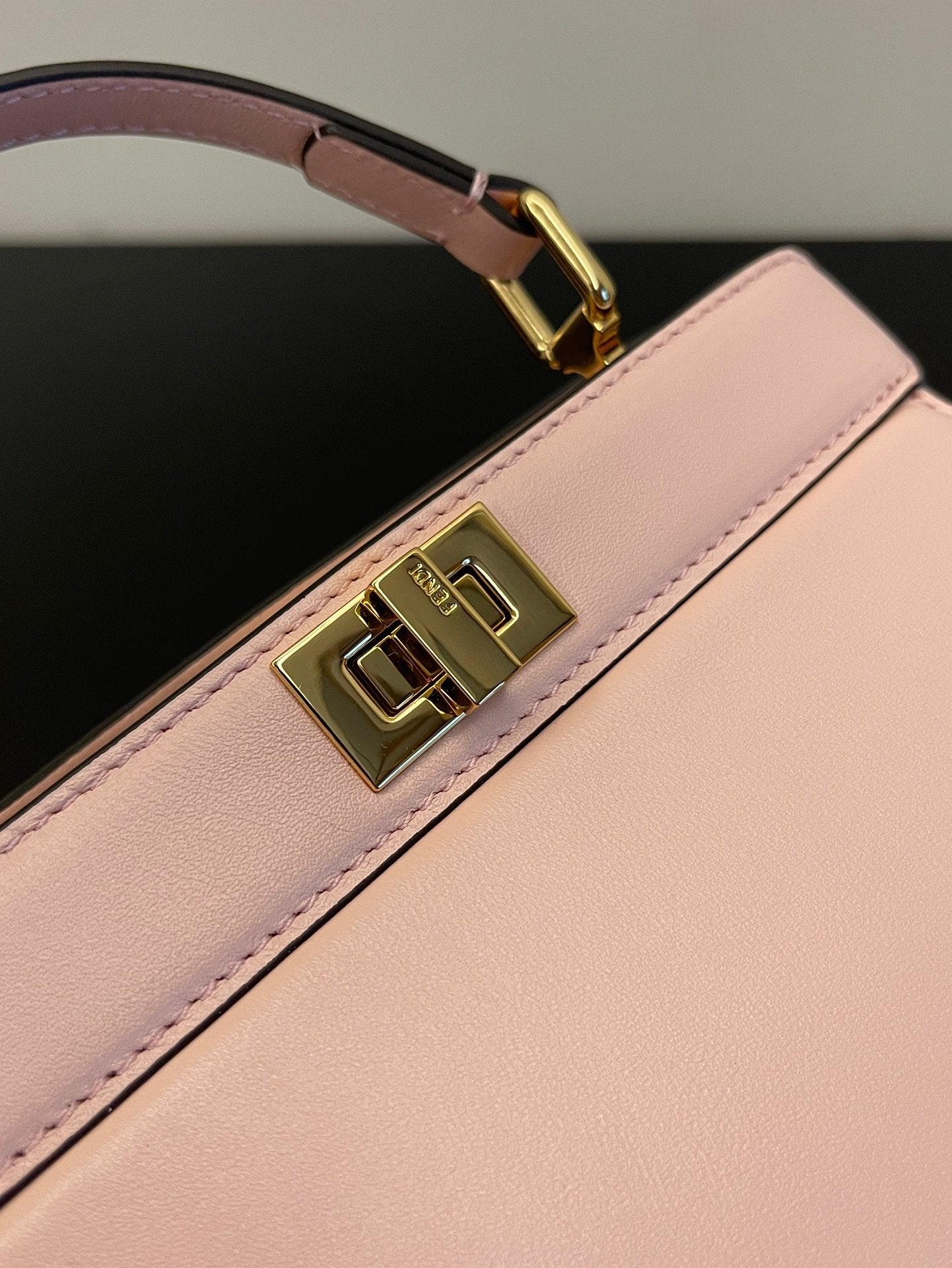FI GlamI ISeeU Petite Beige Bag Small For Woman 20cm/8in