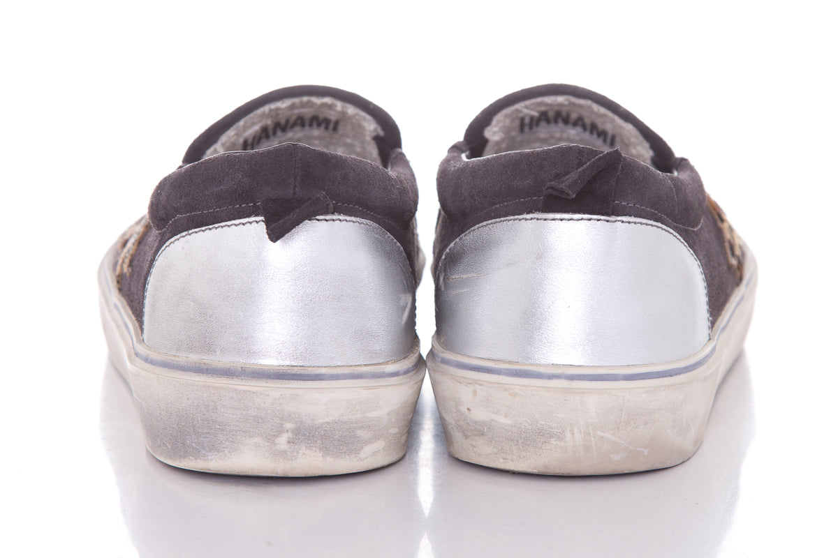 Golden Goose Grey Slip-On Sneakers SZ 41