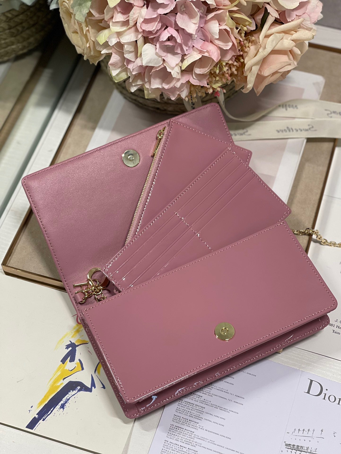 GLAMI Lady Pouch Pink, For Women, WomenÃ¢â‚¬â„¢s Handbags 8.5in/21.5cm CD