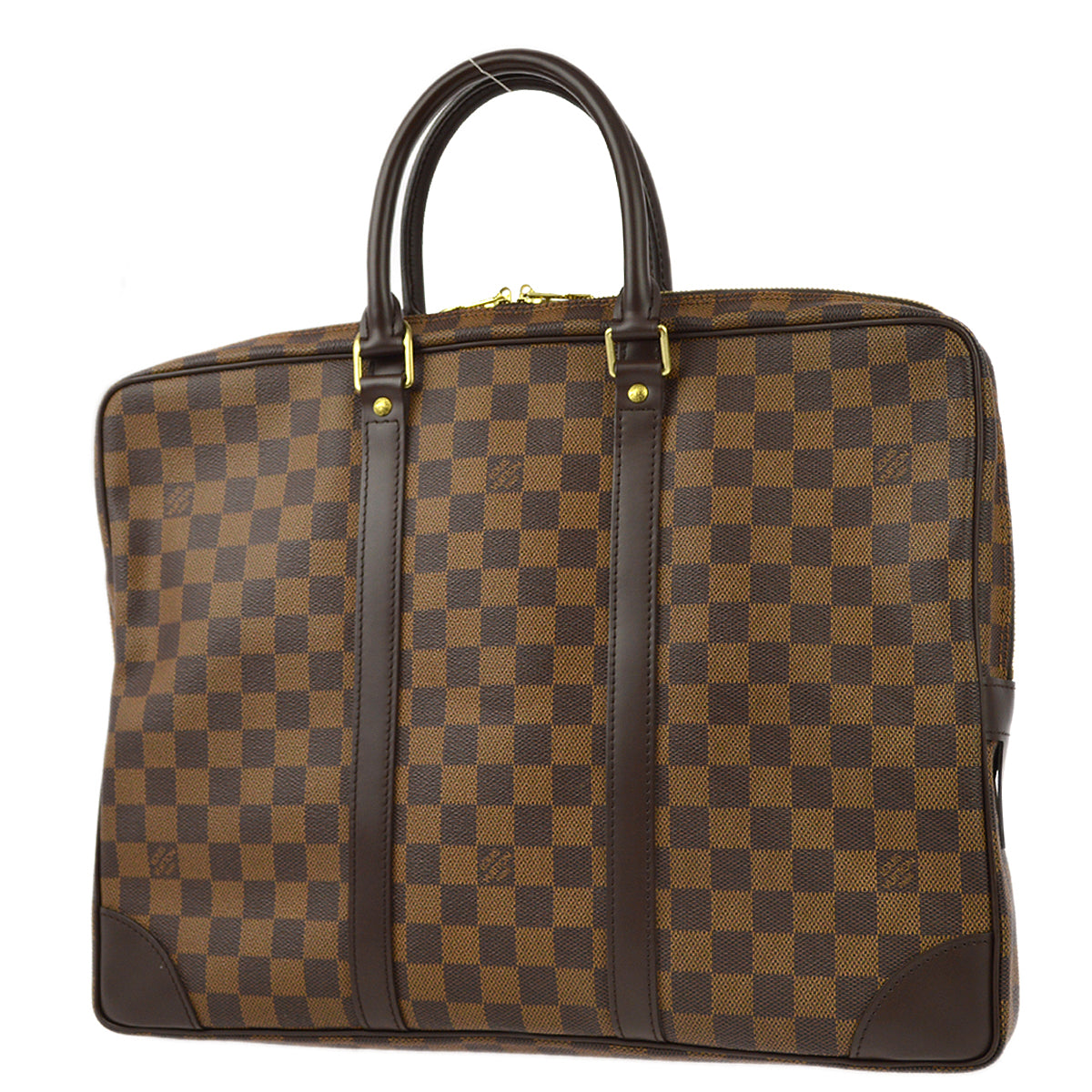 Louis Vuitton 2005 Damier Porte Documents Voyage Handbag N41124