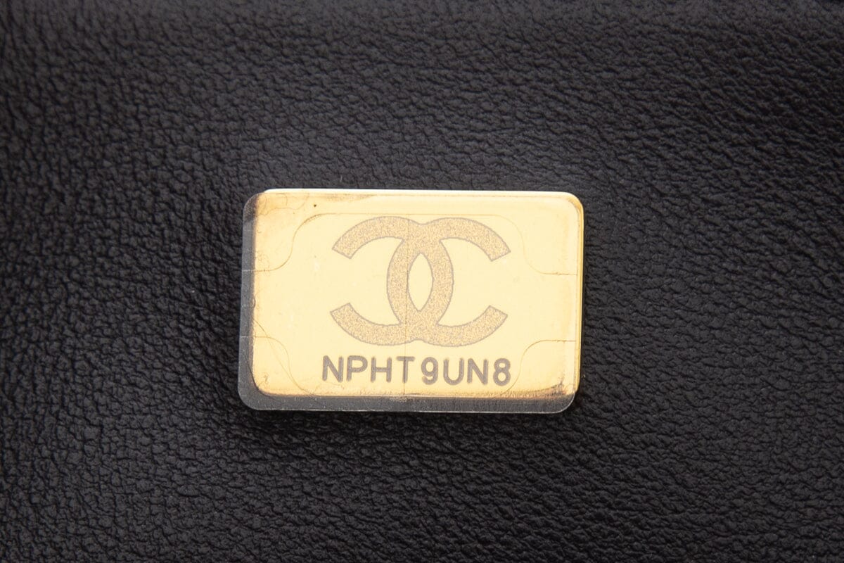 Chanel 2023 Black Lambskin Trendy Handle Flap Bag