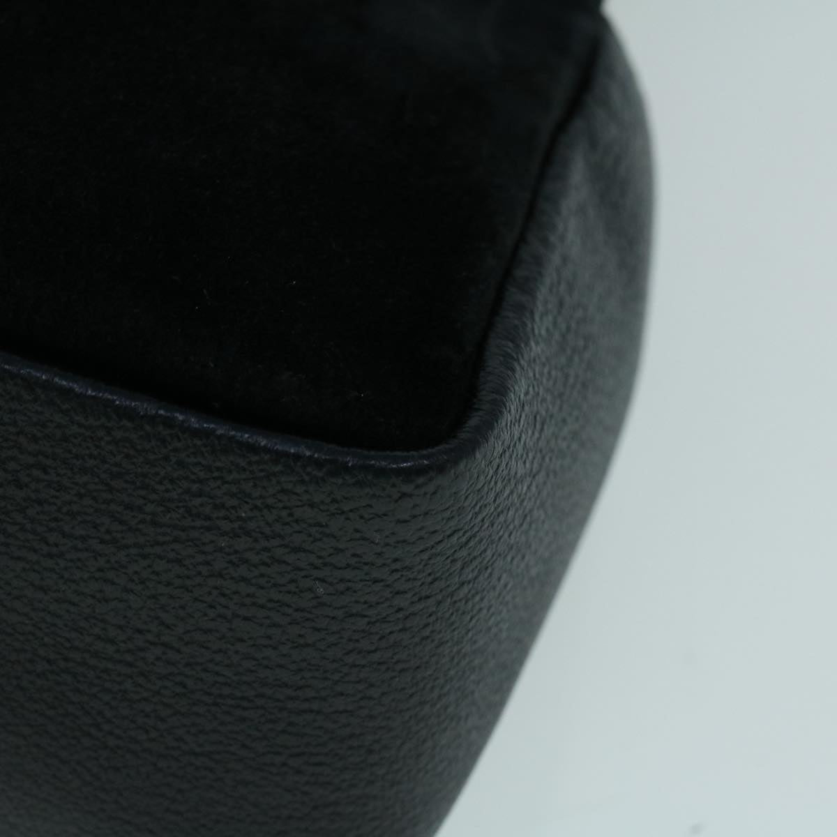 GUCCI Bamboo Hand Bag Suede Black 000 3444 0580 57187