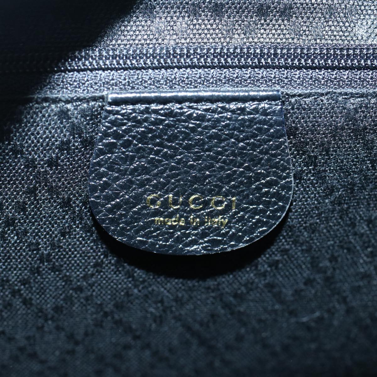 GUCCI Bamboo Hand Bag Suede Black 000 3444 0580 57187