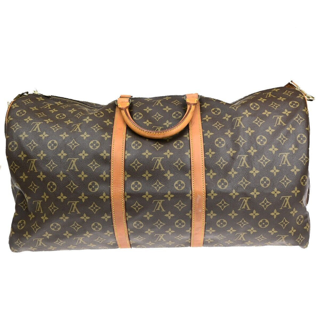 Louis Vuitton Keepall Bandoulière 60  Canvas Travel Bag