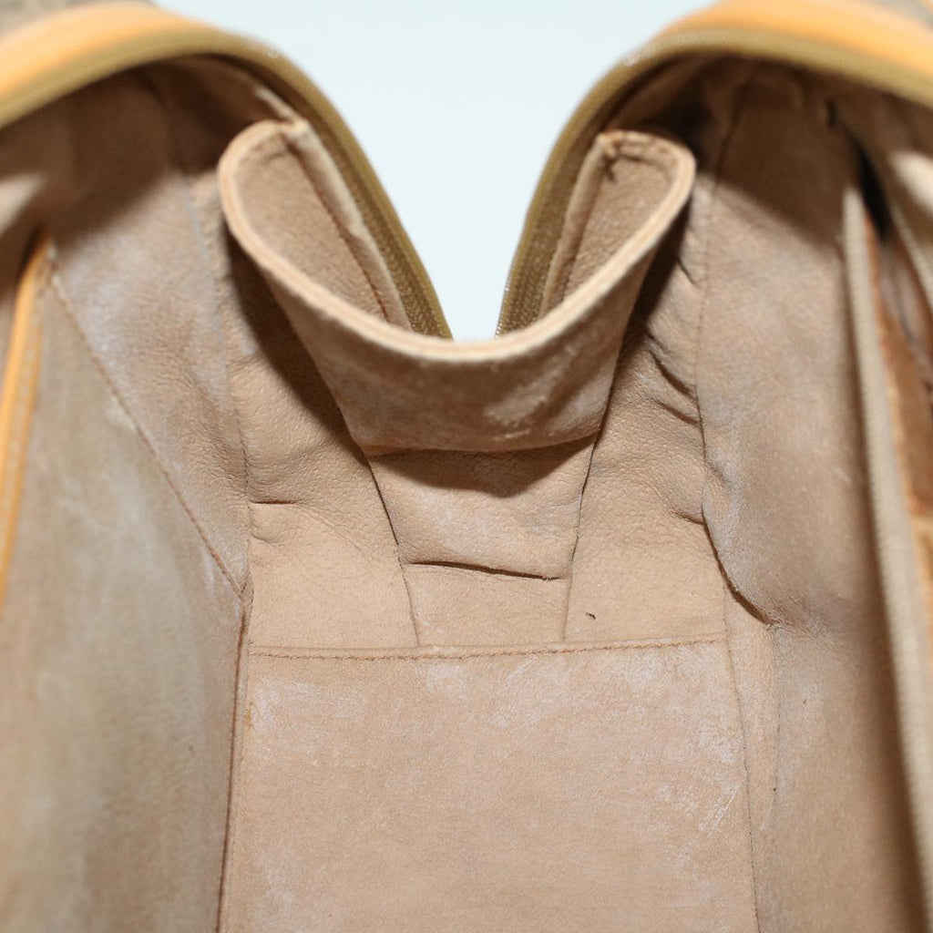 GUCCI Micro GG Canvas Hand Bag PVC Leather Beige 000 39 0030 57200