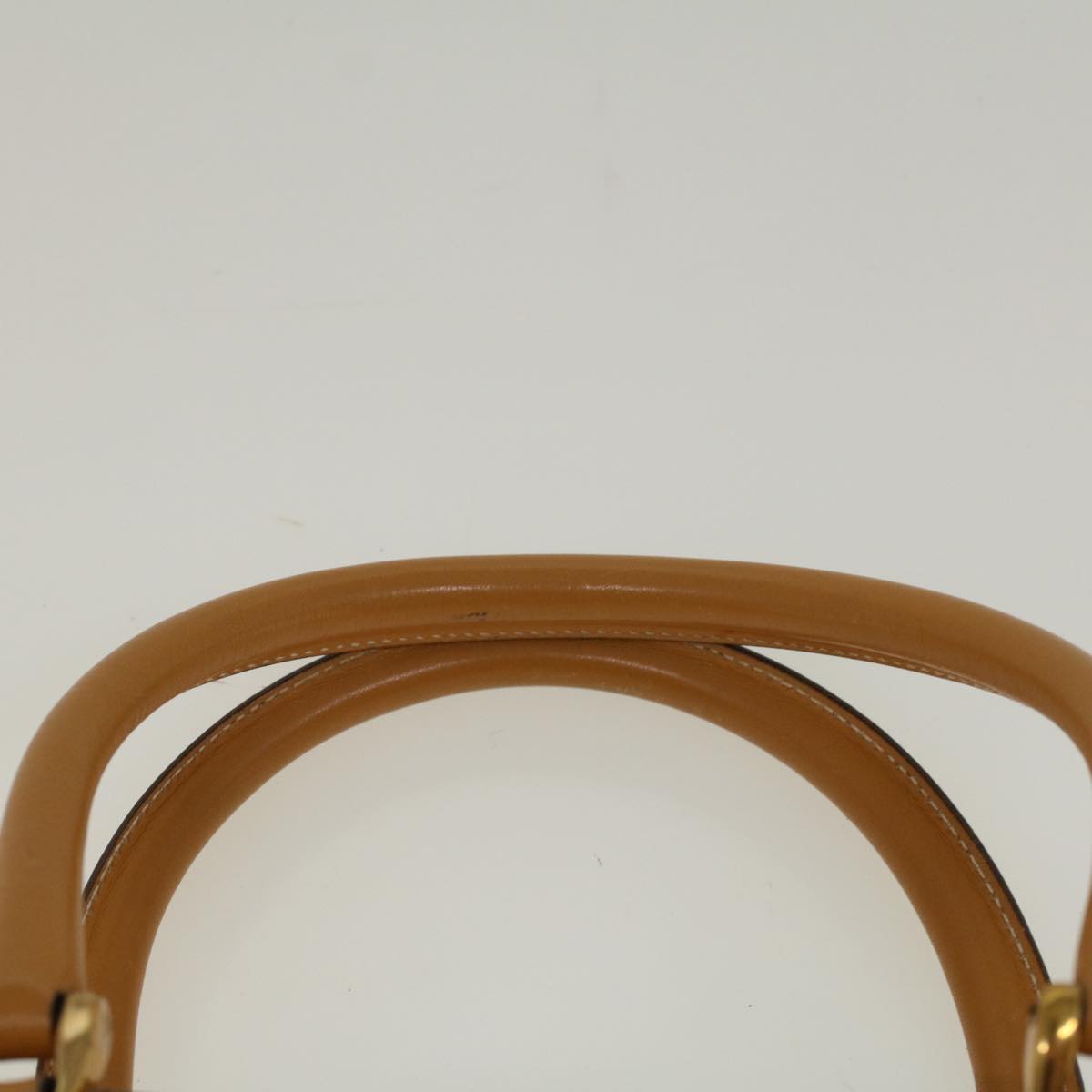 GUCCI Micro GG Canvas Hand Bag PVC Leather Beige 000 39 0030 57200