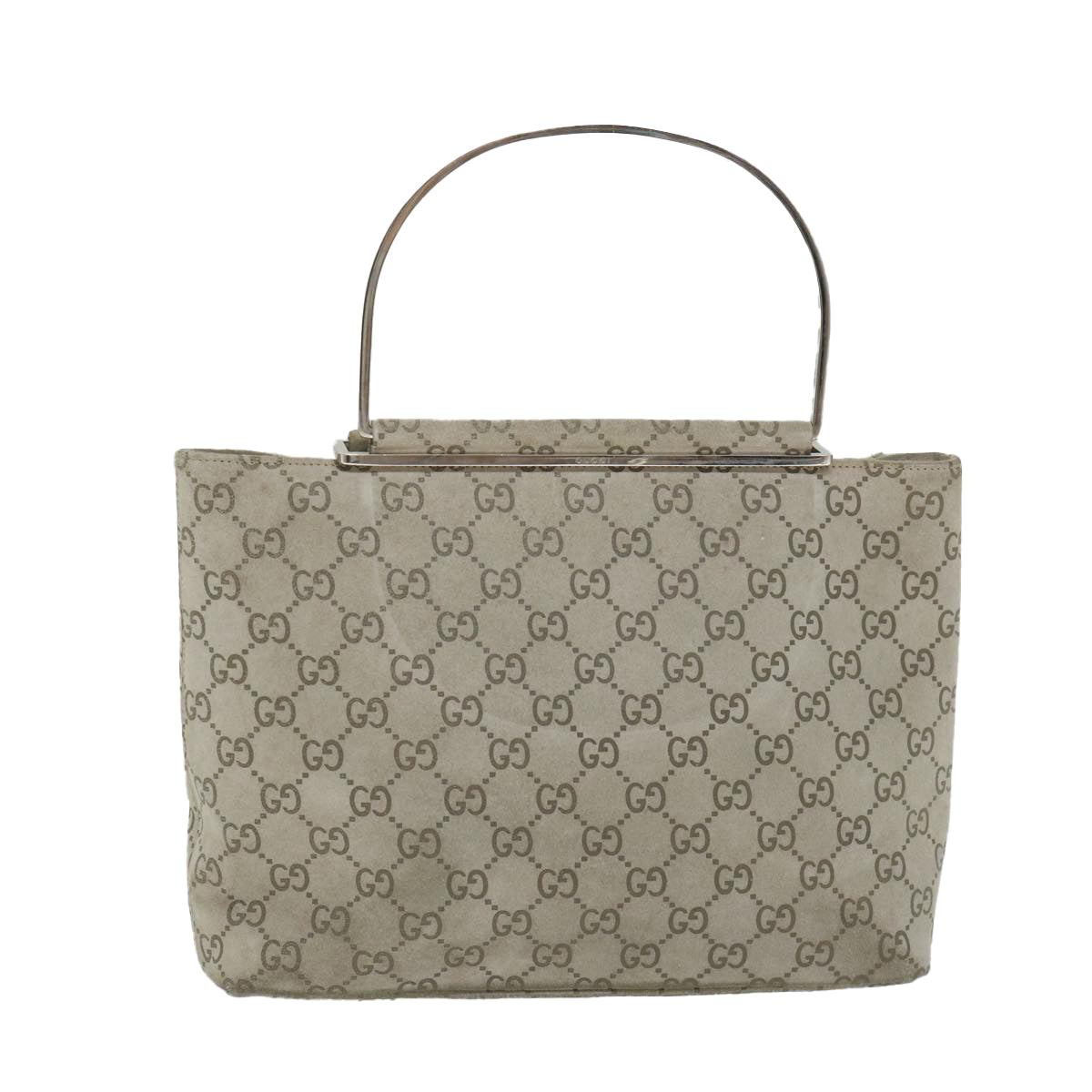 GUCCI GG Canvas Hand Bag Gray 000 0801 57209