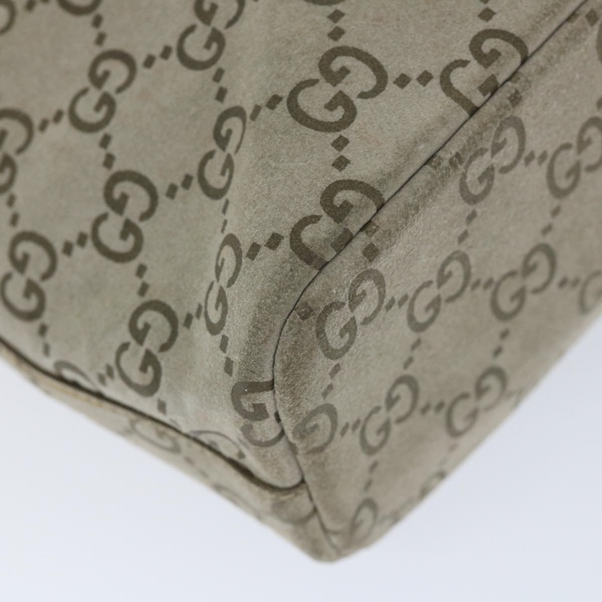 GUCCI GG Canvas Hand Bag Gray 000 0801 57209